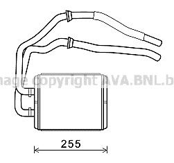 AVA QUALITY COOLING iv6105 -  Теплообменник, отопление салона